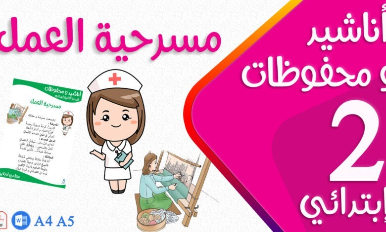 محفوظات مسرحية العمل سنة ثانية إبتدائي كوفر - موقع معلمي أونلاين