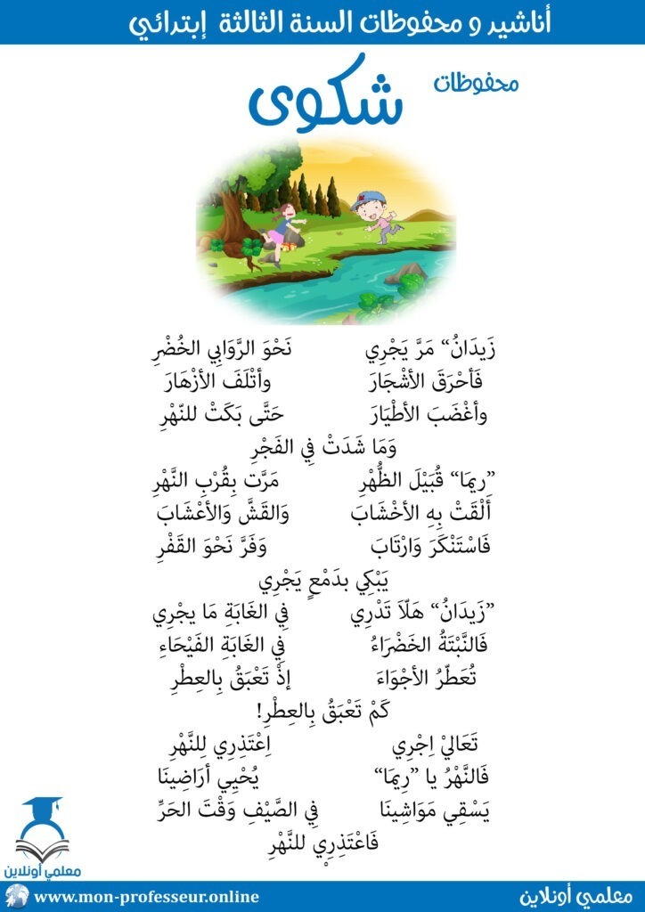 محفوظات شكوى مكتوبة سنة ثالثة A4