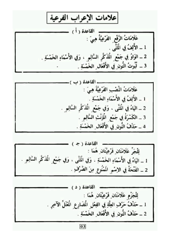 قواعد نحوية في اللغة العربية - معلمي أونلاين 4